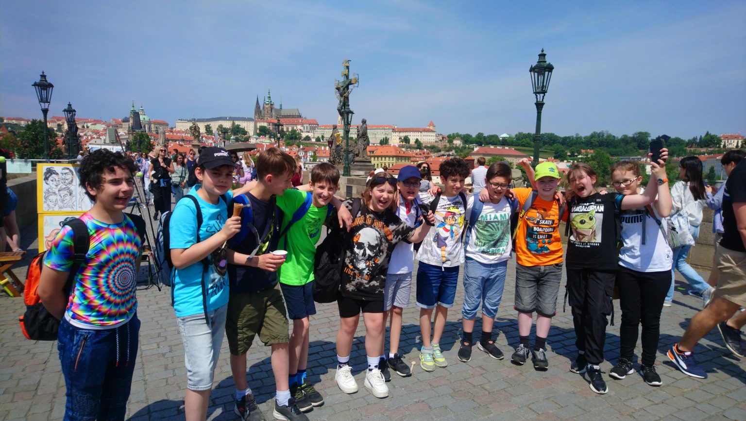 Dobrá nálada nejen na výletě, ale i ve škole.